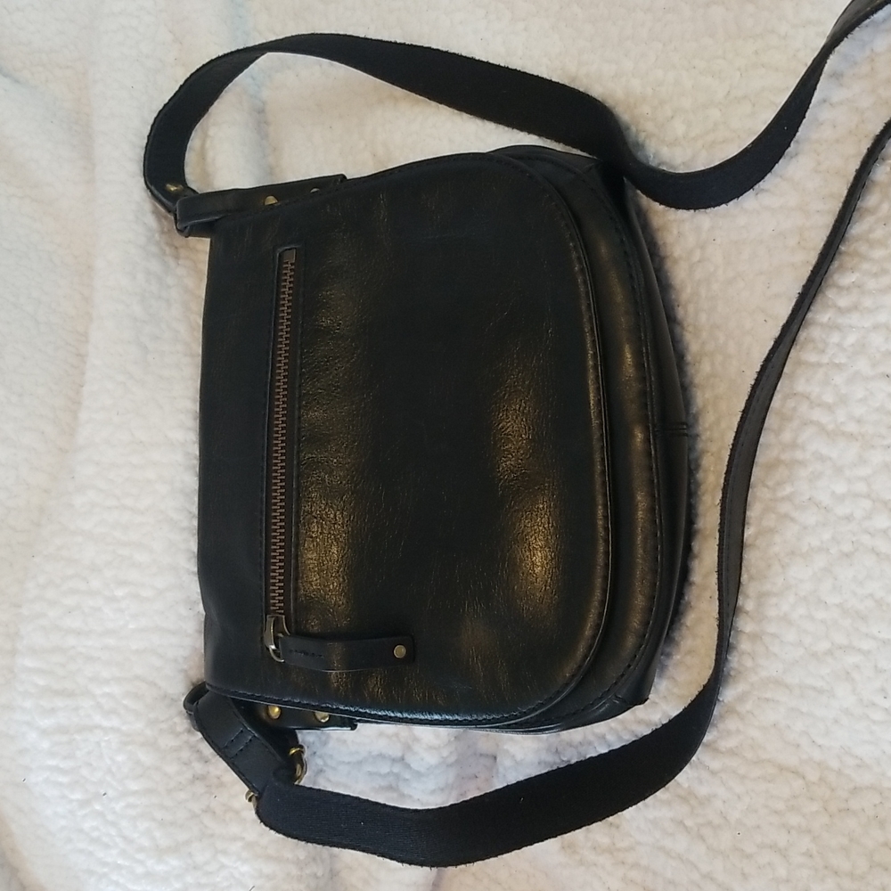 RARE Vintage Fossil Messenger Bag Genuine Leather Purse RESTORED
